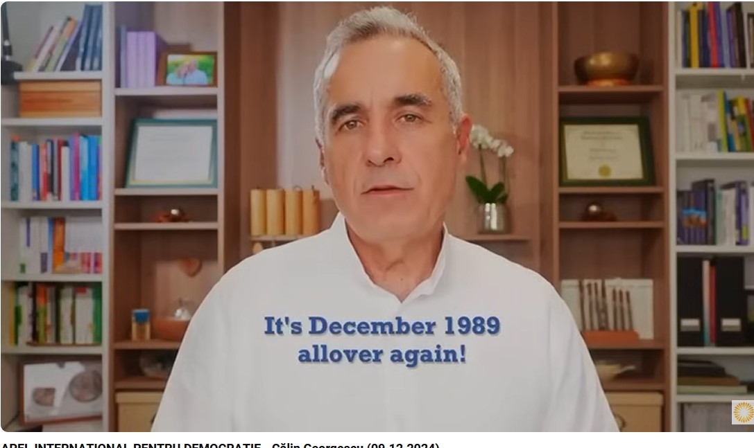 APEL INTERNAȚIONAL PENTRU DEMOCRAȚIE - Călin Georgescu (09.12.2024)