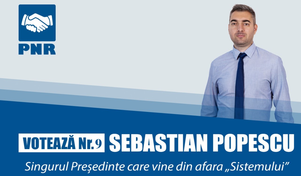 Cine este Sebastian Popescu, candidatul susținut de Partidul Noua Românie la alegerile prezidențiale 2024