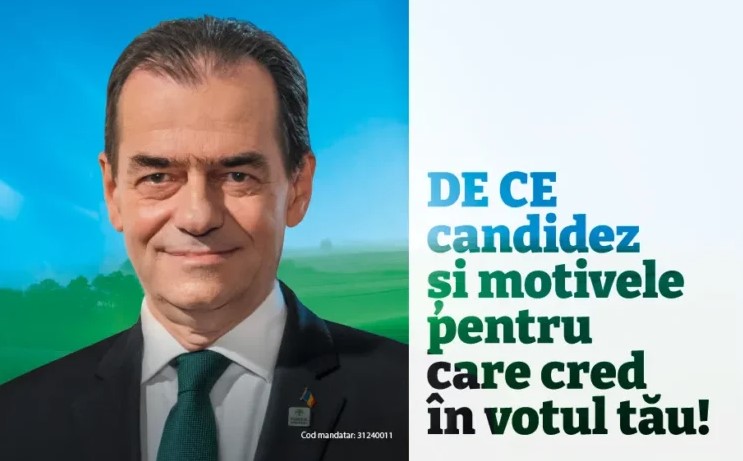 Ludovic Orban, candidat la funcția de Președinte al României