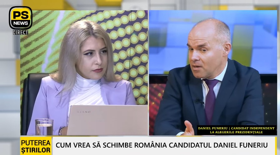 Daniel Funeriu – candidat independent la alegerile prezidențiale îl provoacă pe Călin Georgescu la o dezbatere electorală față în față.2