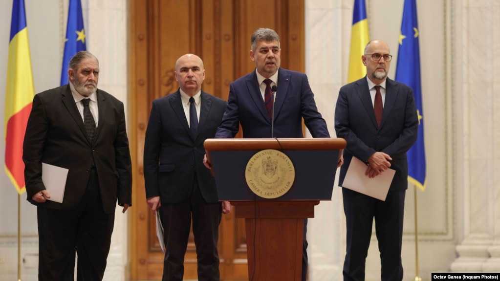 Liderii coaliției de guvernare