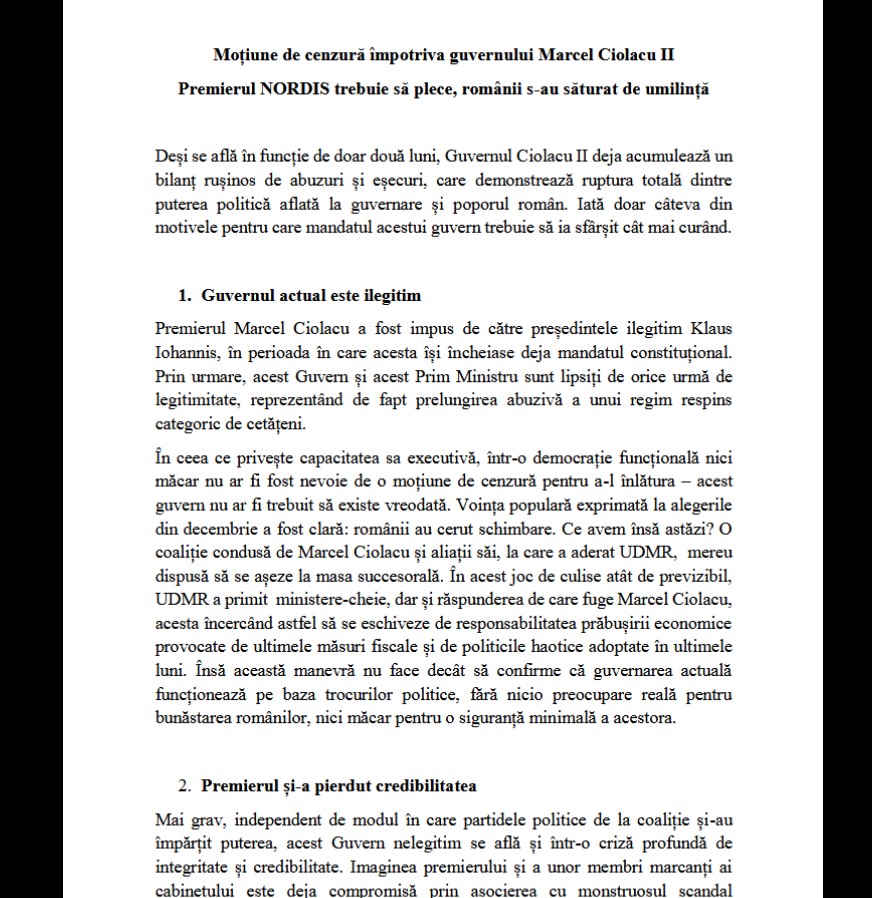 Soarta Guvernului Ciolacu 2, decisă astăzi în Parlament..jpg