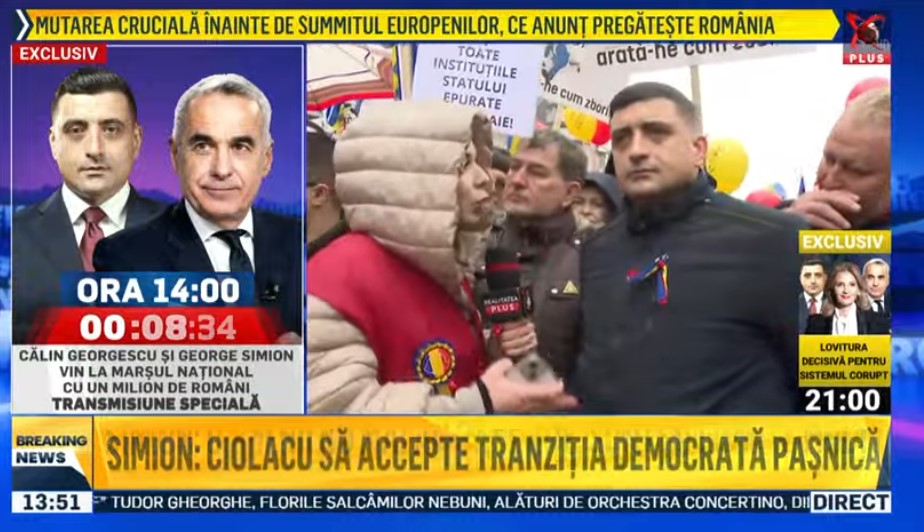 Apelul lui, George Simion, din mijlocul manifestanților.jpg