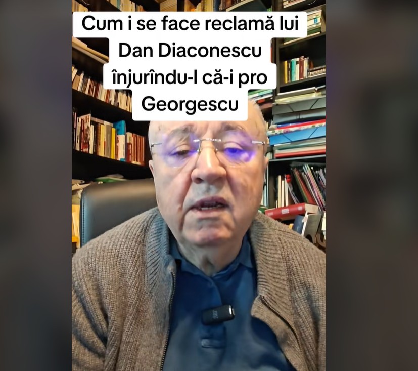 Cum i se face reclamă lui Dan Diaconescu înjurîndu-l că-i pro Georgescu