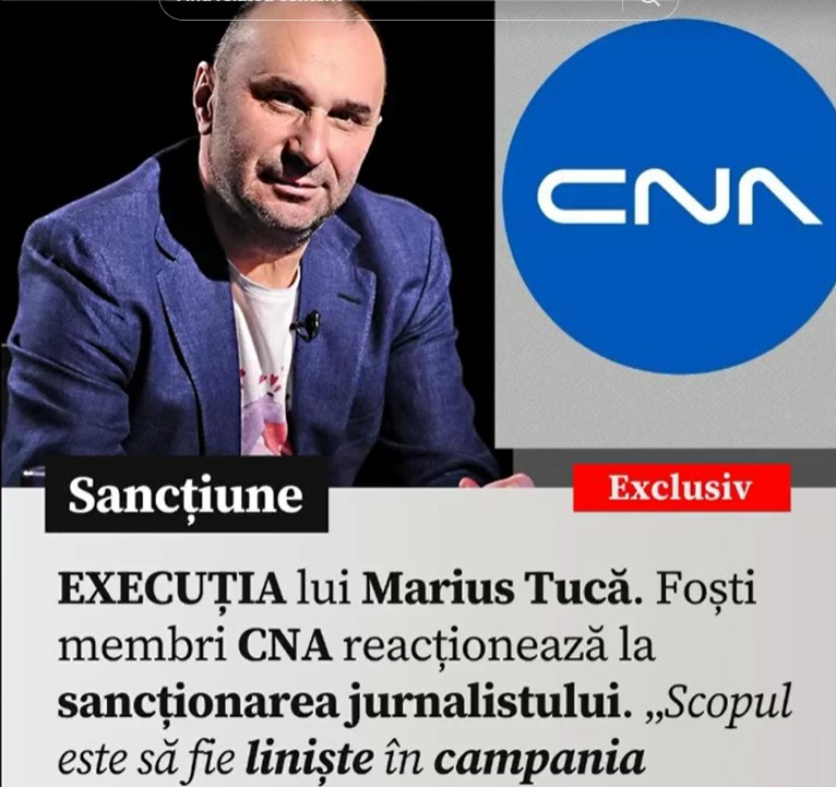 EXECUȚIA lui Marius Tucă. Foști membri CNA reacționează la sancționarea jurnalistului.jpg
