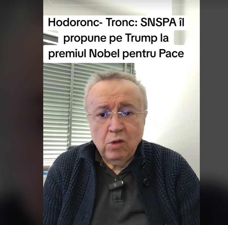 Hodoronc- Tronc: SNSPA îl propune pe Trump la premiul Nobel pentru Pace
