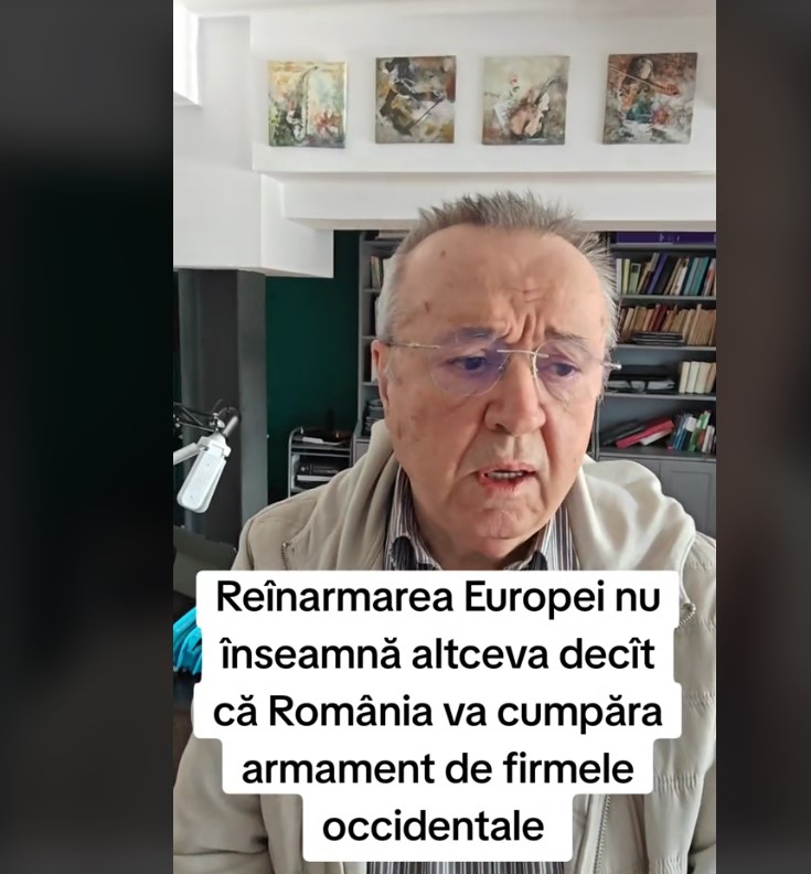 Reînarmarea Europei nu înseamnă altceva decât că România va cumpăra armament de firmele occidentale.jpg