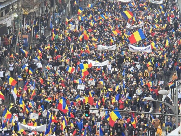 protest- romania