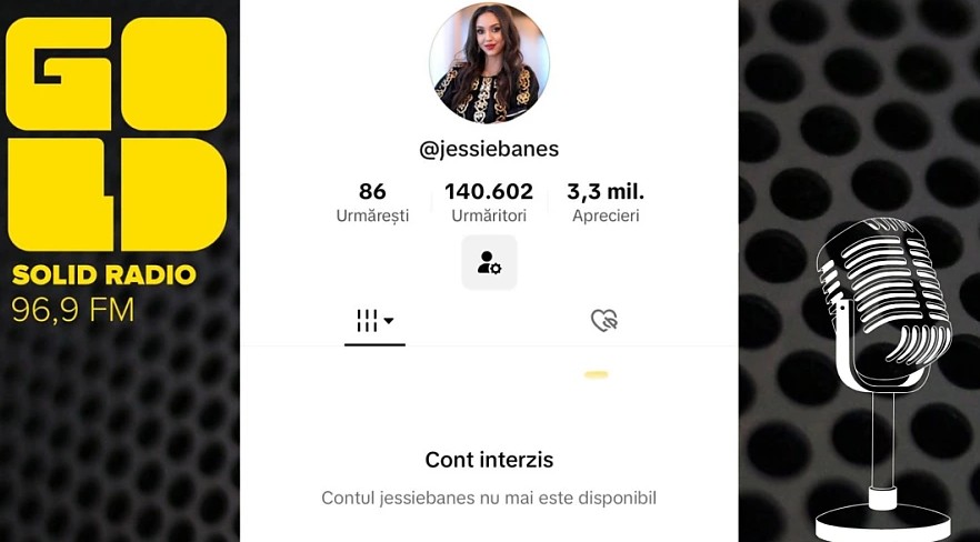 Contul de TikTok al jurnalistei Jessie Baneș interzis definitiv, fără preaviz.jpg