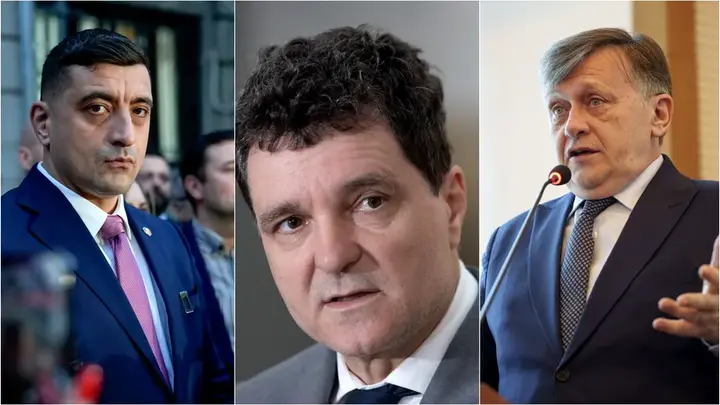 Nicușor Dan pierde teren în fața lui Crin Antonescu George Simion, favorit la alegerile prezidențiale.png