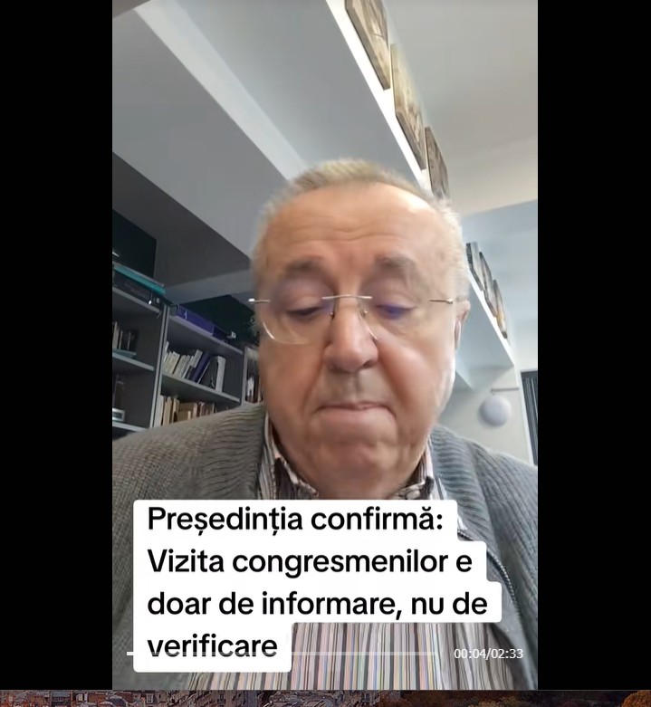 Presedentia confirma Vizita congresmenilor e doar de informare nu de VERIFICARE
