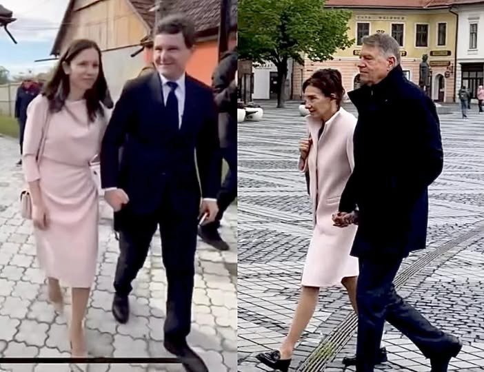 Dan Tomozei: Coincidență? Concubinii Dan - Grădinaru și soții Iohannis, îmbrăcați la fel la vot - FOTO