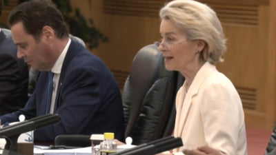 Ursula von der Leyen i-a cerut lui Xi Jinping „soluții adevărate” pentru consolidarea încrederii între China și UE FOTO/VIDEO