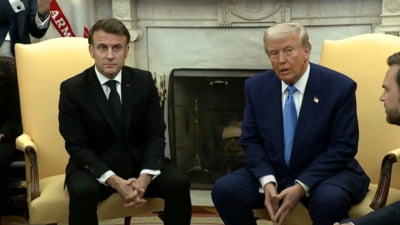 Ce i-a spus Trump lui Macron în apropierea unui microfon uitat deschis. Președintele Franței crede că Ucraina și Rusia ar trebui să negocieze bilateral