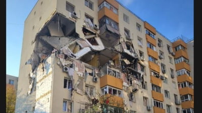 Explozie puternică într-un bloc din București: 3 morți, 17 răniți / Se intervine cu o dronă / Arafat: Risc de prăbușire a întregii clădiri FOTO VIDEO