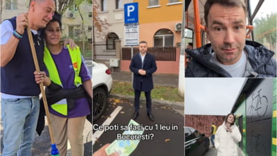 Cum își duc principalii candidați la PMB campania pe TikTok. Trend-uri pentru tineri, „demascări” în plină stradă și multă inteligență artificială