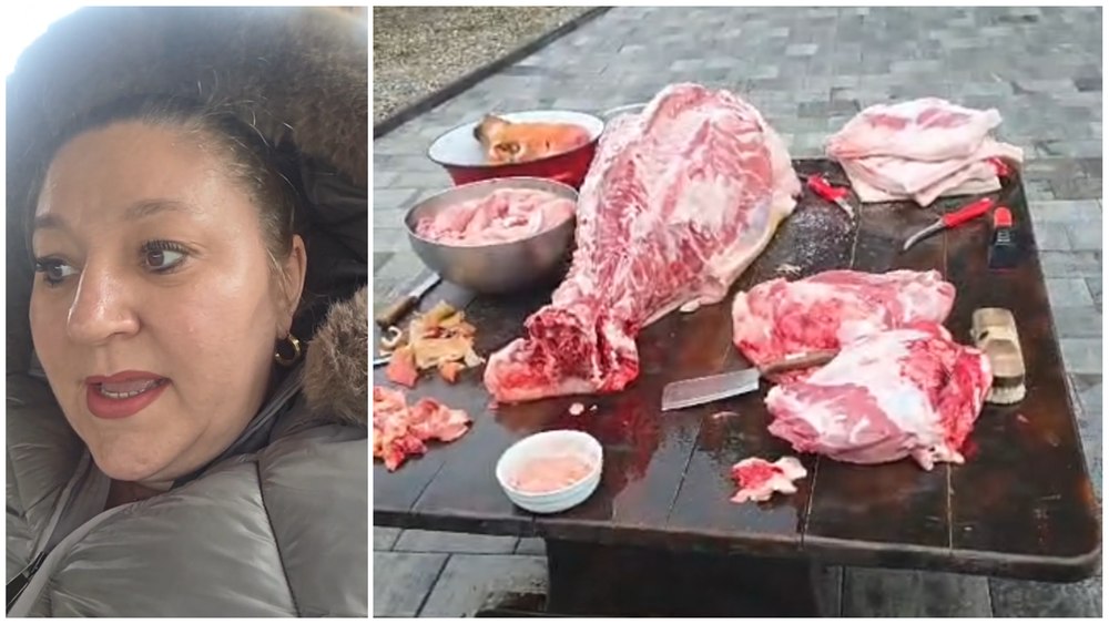 Diana Șoșoacă îl atacă pe George Simion la pomana porcului: „Vai, Simioane, cum ai lăsat scroafa asta agresată sexual! Nici șoricul n-a mai rămas de ea!”