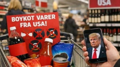 „Fără SUA”. Consumatorii din Danemarca încep boicotul produselor americane