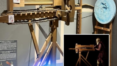 O „mitralieră” antică ar fi fost folosită de romani în asediul orașului Pompei, arată un studiu