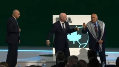 Momentul tensionat de la Congresul FIFA. Președintele federației palestiniene a refuzat să dea mâna cu un israelian VIDEO