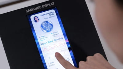 Ecranul care îți citește pulsul și tensiunea. Samsung duce biometria direct în display