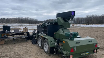 Arma laser „Trident” pentru interceptarea dronelor, teste finale. Sistemul ucraineilor ar putea lovi ținte la până la 5 kilometri