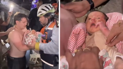 Bebeluș în vârstă de 18 zile, salvat de sub dărâmături după cutremurul din Venezuela. Imaginile au devenit virale pe social media VIDEO