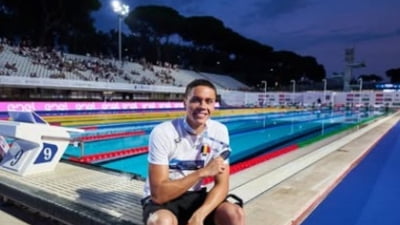 David Popovici, demonstrație de forță la Roma, cu două medalii de aur. Ce le-a transmis italienilor
