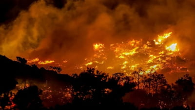 60 de incendii au izbucnit în Grecia în ultimele 24 de ore. Avertismente pentru locuitori și turiști