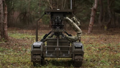 Ucraina montează lansatoare antitanc pe roboți de luptă și îi trimite în cele mai periculoase zone ale frontului